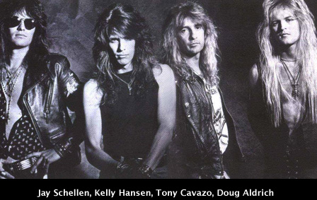 Hurricane: Jay Schellen, Kelly Hansen, Tony Cavazo, Doug Aldrich