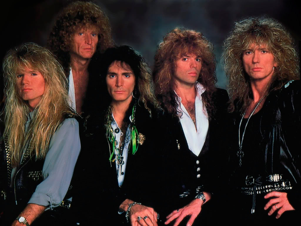 Whitesnake (1989) – Adrian Vandenberg, Tommy Aldridge, Steve Vai, Rudy Sarzo & David Coverdale